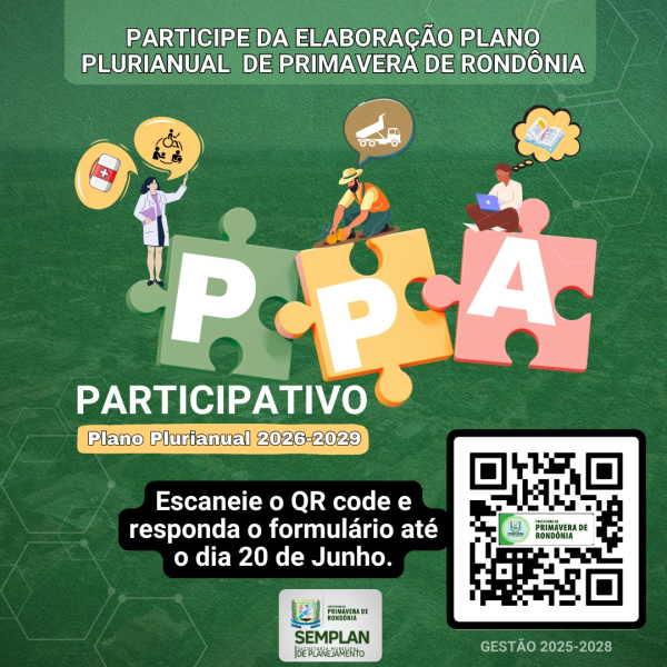 Plano Plurianual 2026-2029